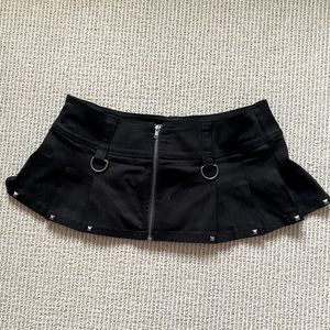 Lip Service, A-line tiny skirt with studs